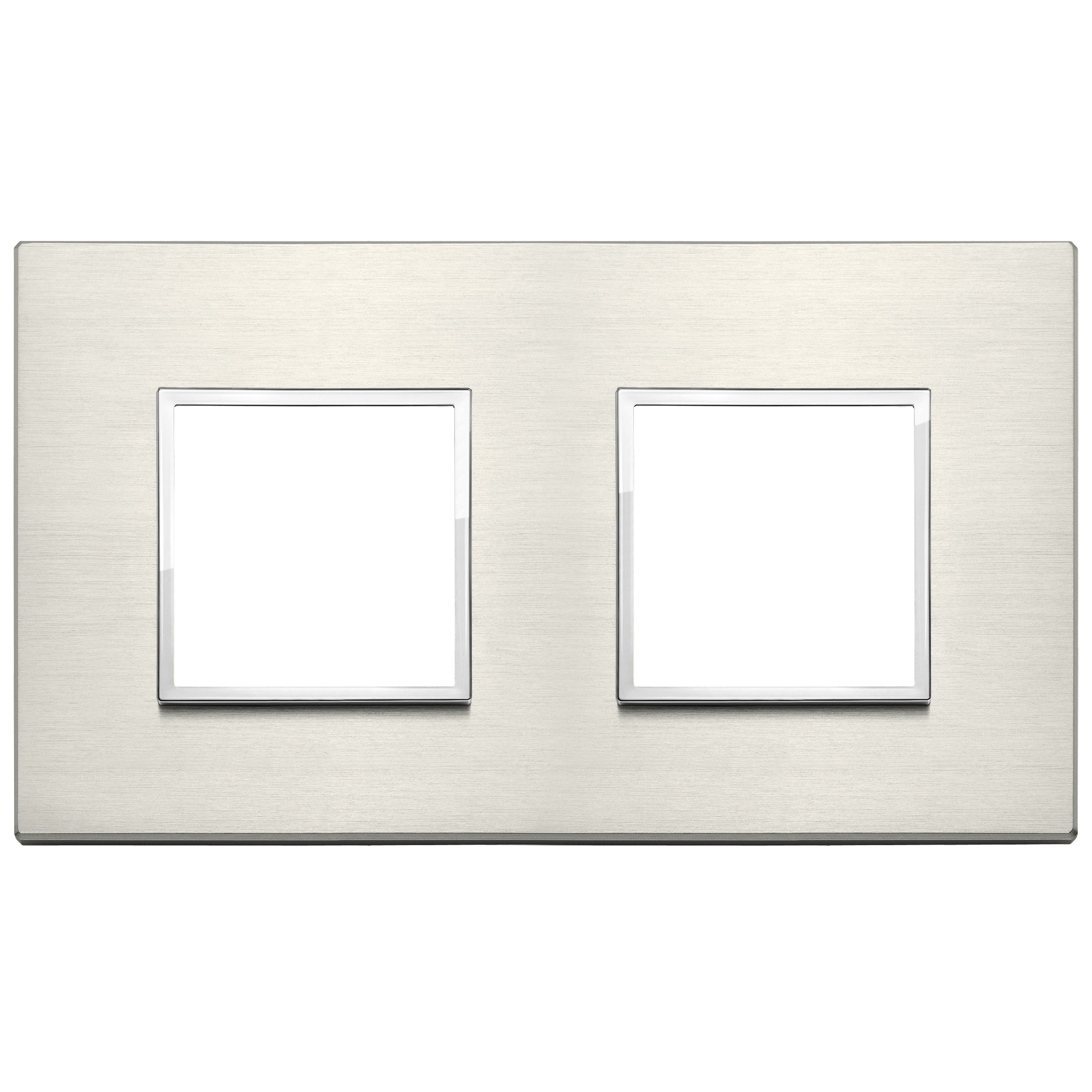 Vimar Eikon EVO 4-Module Cover Plate, 2+2 Layout, 71 mm Centers, Horizontal/Vertical Mount — Quality Boat Parts