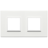 Vimar Eikon EVO 4-Module Cover Plate, 2+2 Layout, 71 mm Centers, Horizontal/Vertical Mount — Quality Boat Parts