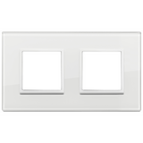 Vimar Eikon EVO 4-Module Cover Plate, 2+2 Layout, 71 mm Centers, Horizontal/Vertical Mount — Quality Boat Parts