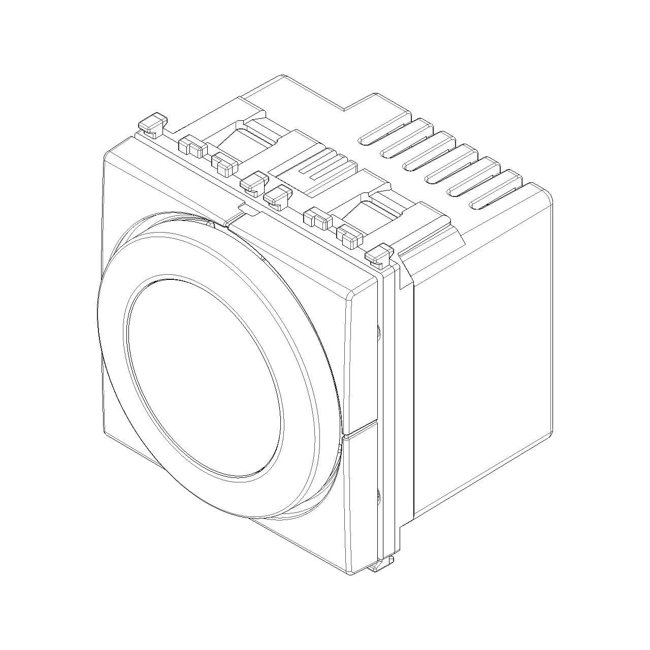 Vimar Dial Thermostat, For Eikon, Arké, Plana, 100-240V, 2 Modules — Quality Boat Parts