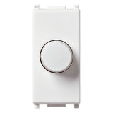 Vimar Plana Dimmer, 120V, 30-500W/30-300VA, IP40, Rotary Potentiometer, Flush Mount — Quality Boat Parts