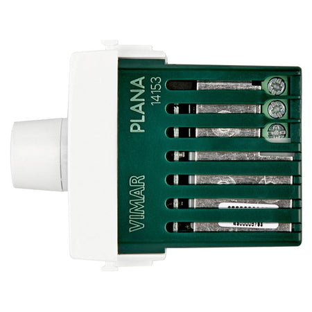 Vimar Plana Dimmer, 230V, 100-500W, For Incandescent Lamps, Push-Push Rotary Control, IP40 — Quality Boat Parts