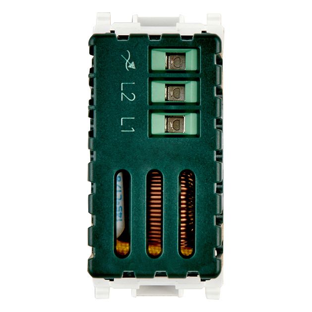 Vimar Plana Dimmer, 230V, 100-500W, For Incandescent Lamps, Push-Push Rotary Control, IP40 — Quality Boat Parts