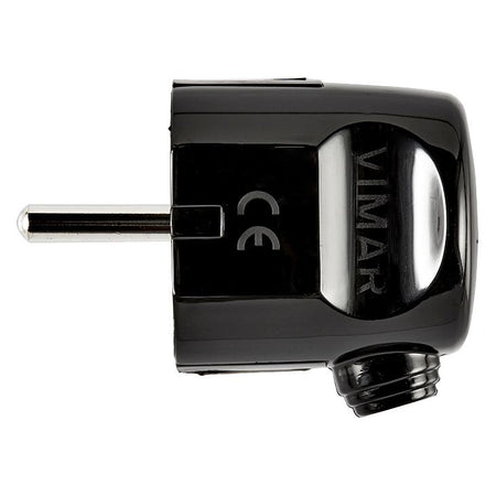 Vimar Supernova S31 German/French 2P+E Plug, 16A, 250V, 90 Degree Cable Entry, IP20 — Quality Boat Parts