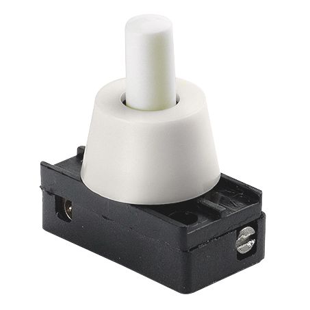 Vimar S21 1P 1-Way Push Button Switch, 250V, 2A, Screw Terminal — Quality Boat Parts