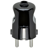 Vimar Supernova German Standard 2P+E Axial Plug, 16A, 250V, IP20, Screw Terminal, Thermoplastic — Quality Boat Parts