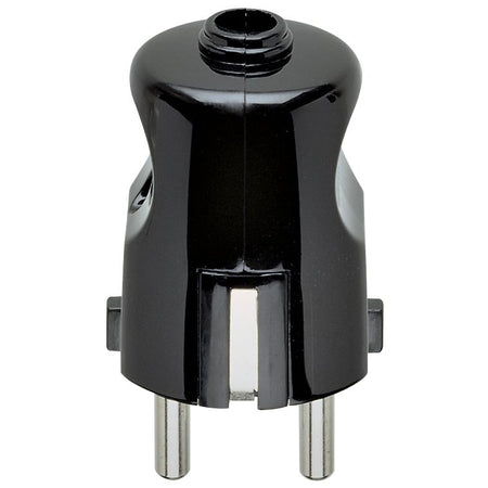 Vimar Supernova German Standard 2P+E Axial Plug, 16A, 250V, IP20, Screw Terminal, Thermoplastic — Quality Boat Parts