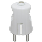 Vimar Supernova German Standard 2P+E Axial Plug, 16A, 250V, IP20, Screw Terminal, Thermoplastic — Quality Boat Parts