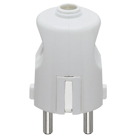 Vimar Supernova German Standard 2P+E Axial Plug, 16A, 250V, IP20, Screw Terminal, Thermoplastic — Quality Boat Parts