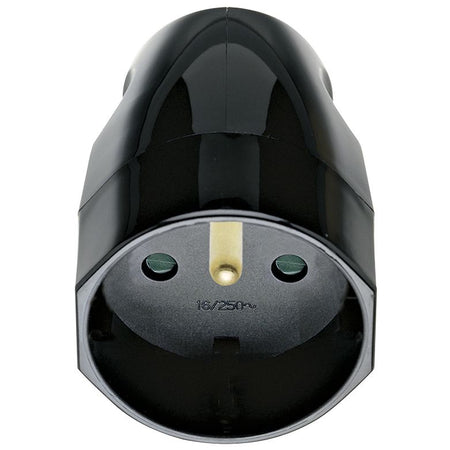 Vimar Supernova 2P+E French Axial Socket Outlet, 16A, 250V, IP20, Screw Terminal, Halogen-Free — Quality Boat Parts