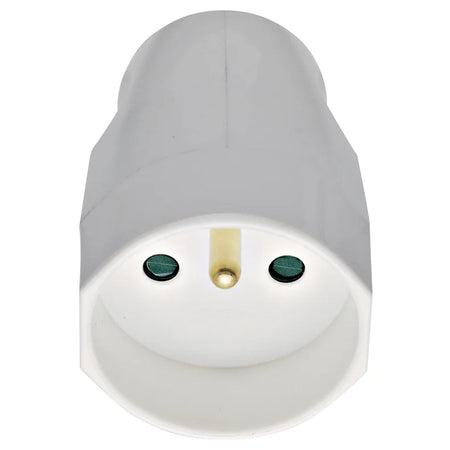 Vimar Supernova 2P+E French Axial Socket Outlet, 16A, 250V, IP20, Screw Terminal, Halogen-Free — Quality Boat Parts