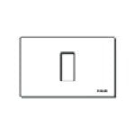 Vimar 8000 1-Module Cover Plate, for 3-Module Flush Mounting Boxes, Snap-Fix — Quality Boat Parts