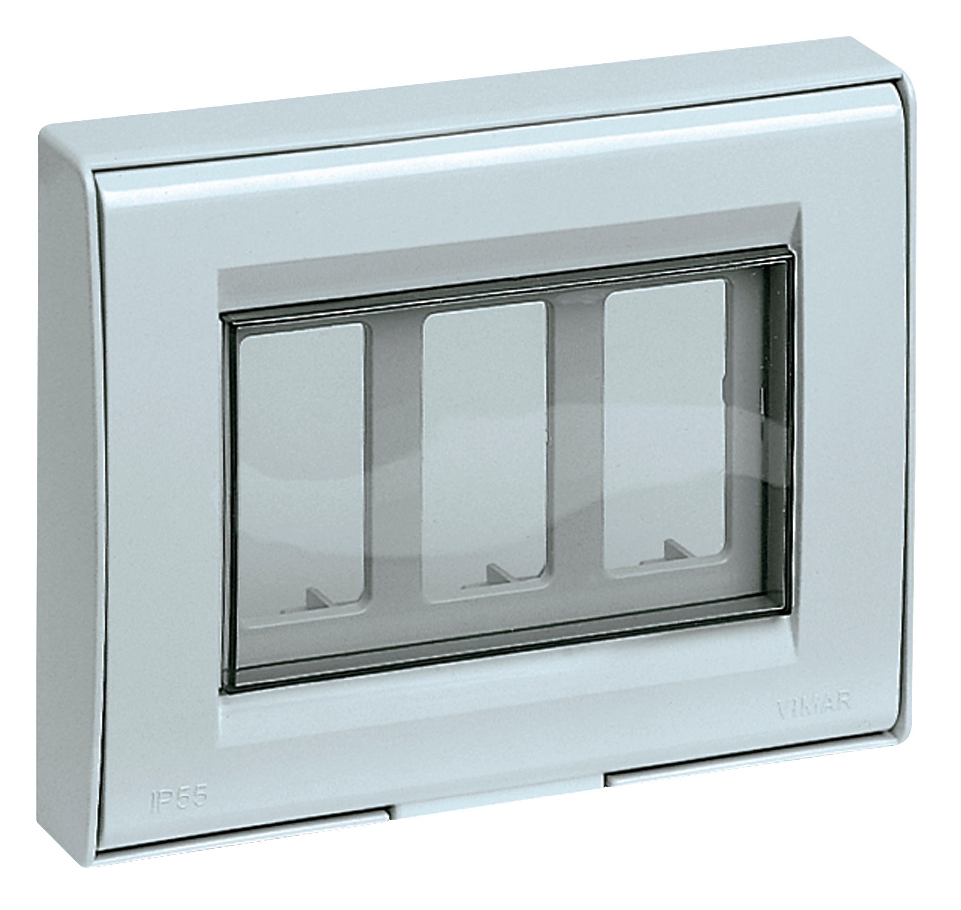 Vimar IP55 Cover Plate, For 8000 Standard Modules, 3-Module — Quality Boat Parts
