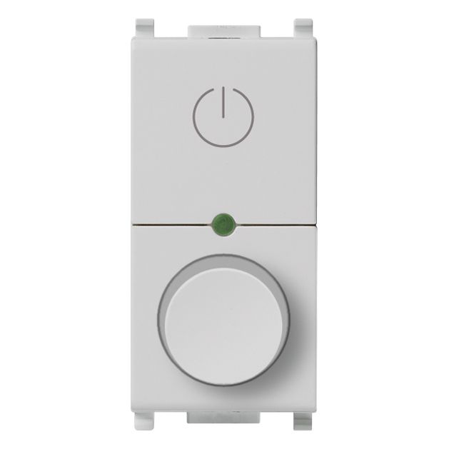 Vimar Plana Universal MASTER Rotary Dimmer, 230V, 50Hz, Phase-Cutting, Flush Mount, IP40 — Quality Boat Parts