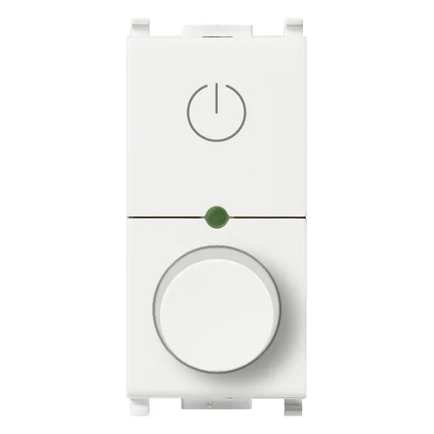 Vimar Plana Universal MASTER Rotary Dimmer, 230V, 50Hz, Phase-Cutting, Flush Mount, IP40 — Quality Boat Parts
