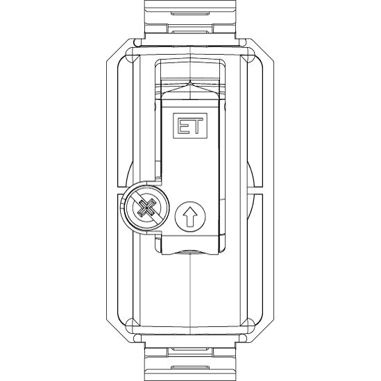 Vimar 8000 Series TV-RD-SAT Coaxial Socket Outlet, 5-2400 MHz, IEC 60169-2 Male Connector — Quality Boat Parts