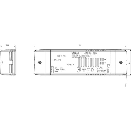 Vimar LED RGB Constant Voltage Driver, For RGB LED Modules, 12/24VDC, 24W, IP20 — Quality Boat Parts