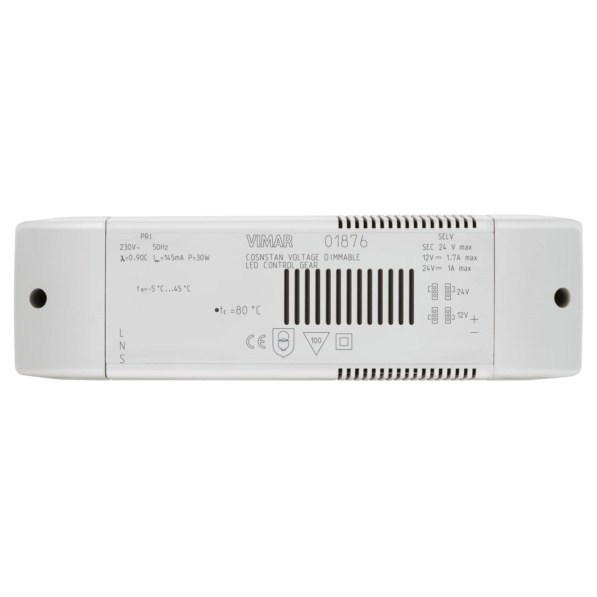 Vimar LED RGB Constant Voltage Driver, For RGB LED Modules, 12/24VDC, 24W, IP20 — Quality Boat Parts