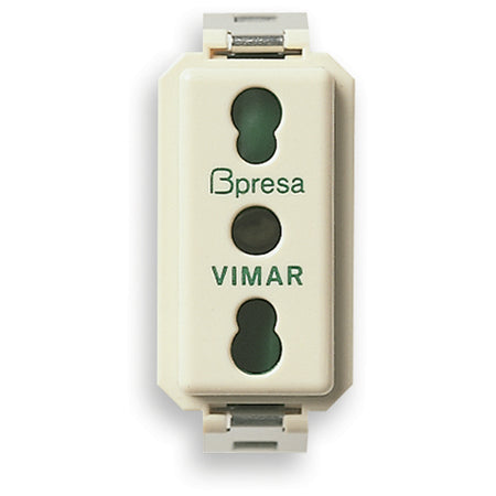 Vimar 8000 2P+E P17/11 Socket Outlet, 16A, 250V, Flush Mount, IP20 — Quality Boat Parts