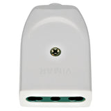 Vimar Supernova Series 2P+E P17/11 Axial Socket Outlet, 16A, 250V, IP20, Screw Terminal, Halogen-Free Thermoplastic — Quality Boat Parts