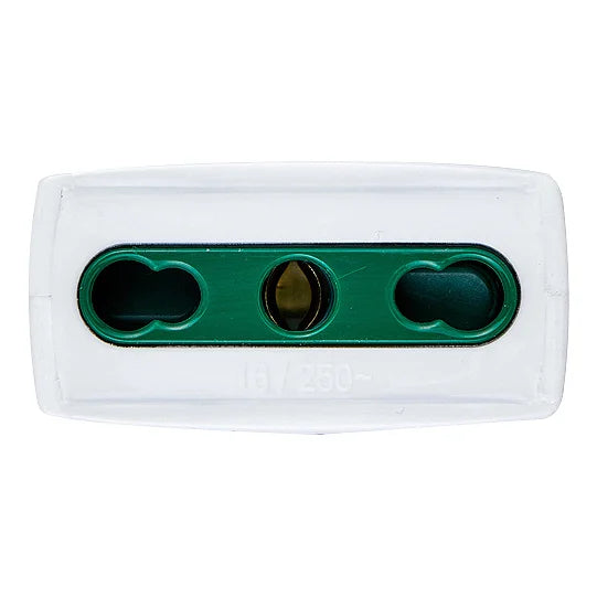 Vimar Supernova Series 2P+E P17/11 Axial Socket Outlet, 16A, 250V, IP20, Screw Terminal, Halogen-Free Thermoplastic — Quality Boat Parts