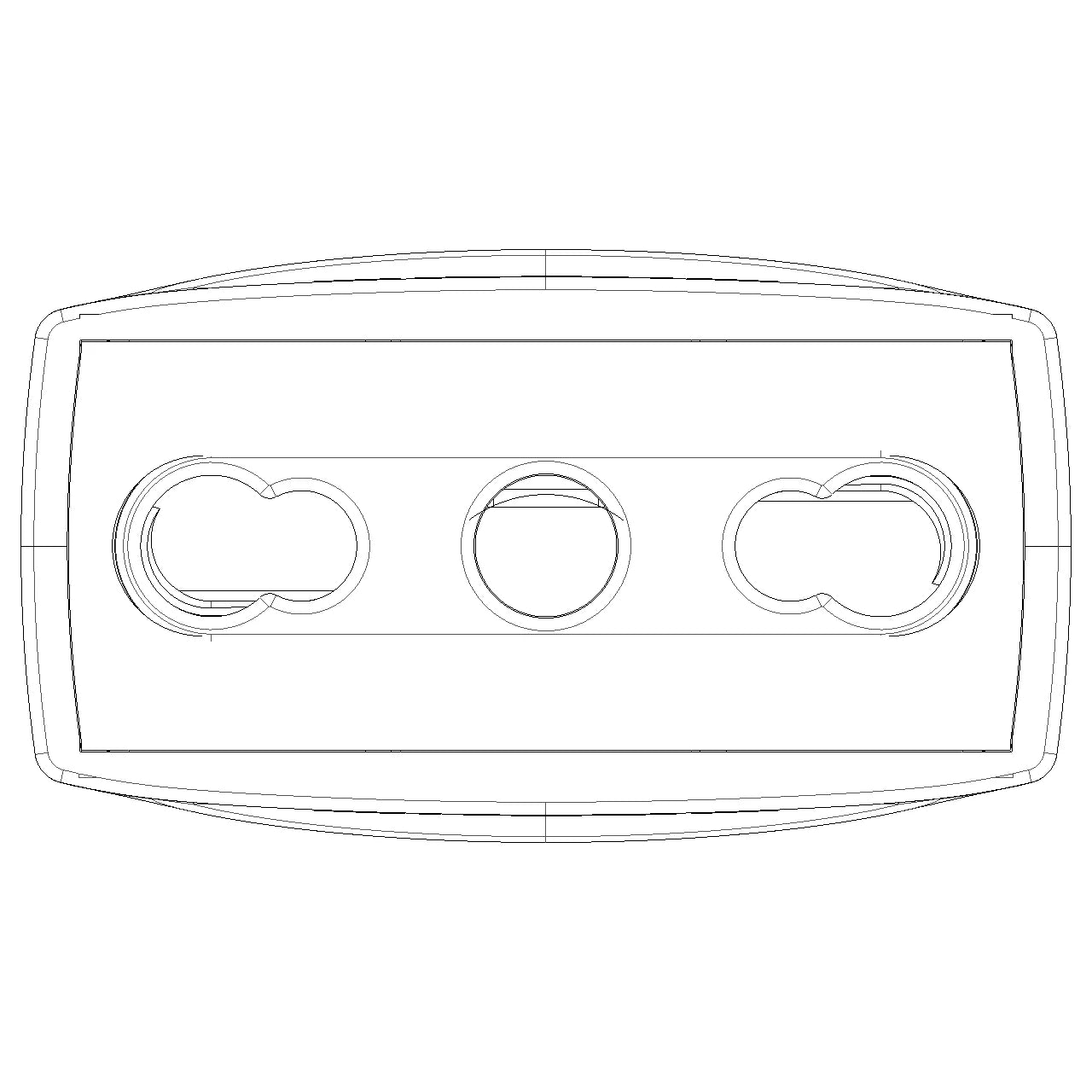 Vimar Supernova Series 2P+E P17/11 Axial Socket Outlet, 16A, 250V, IP20, Screw Terminal, Halogen-Free Thermoplastic — Quality Boat Parts