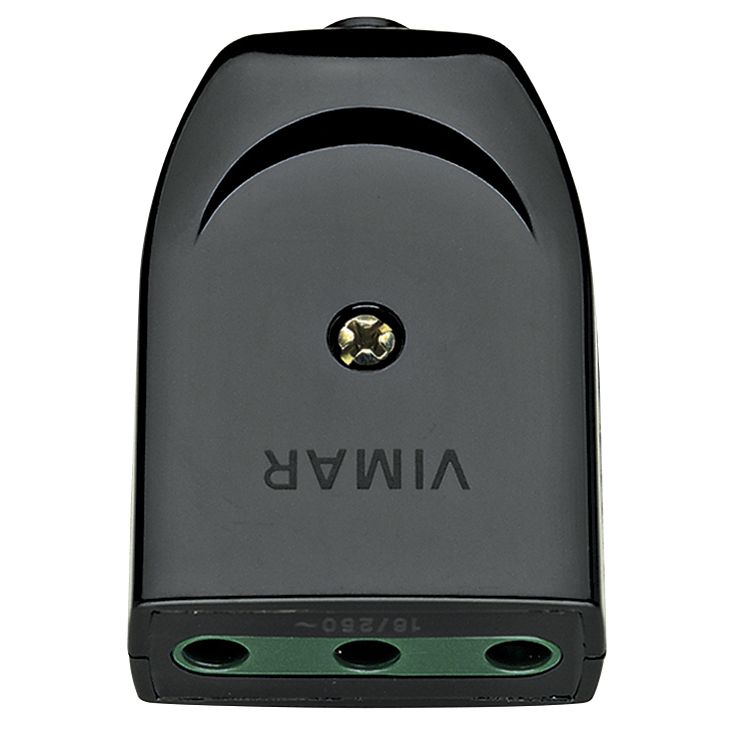 Vimar Supernova 2P+E 16A P17 Axial Outlet, 250V, IP20, Screwed Terminal — Quality Boat Parts