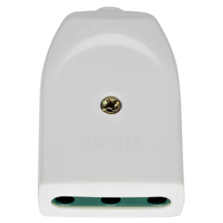 Vimar Supernova 2P+E 16A P17 Axial Outlet, 250V, IP20, Screwed Terminal — Quality Boat Parts