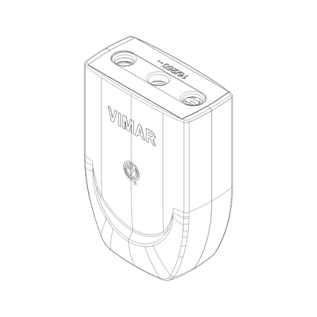 Vimar Supernova 2P+E 16A P17 Axial Outlet, 250V, IP20, Screwed Terminal — Quality Boat Parts