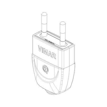 Vimar Supernova Series 2P 10A S10 Axial Plug, 250V, SICURY — Quality Boat Parts