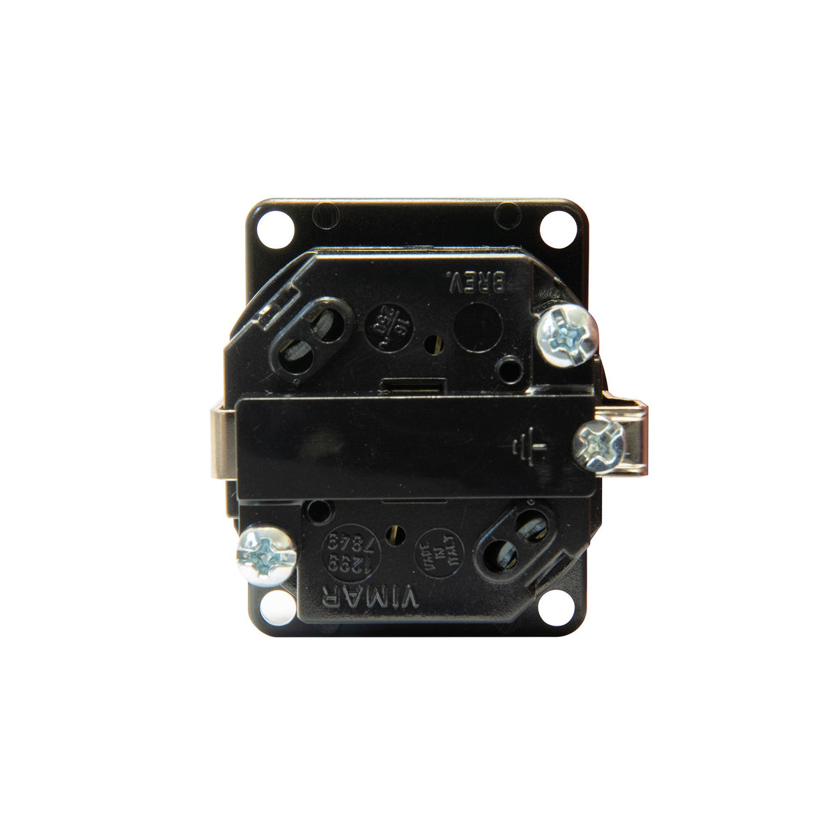 Vimar SICURY Universal Outlet Insert, 2P+T, 16A, 250V, IP20, Screw Terminal, Halogen-Free — Quality Boat Parts