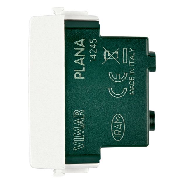 Vimar Plana 2P+E USA Socket Outlet, 15A 127V, Flush-Mounted, IP20 — Quality Boat Parts