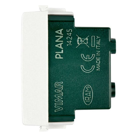 Vimar Plana 2P+E USA Socket Outlet, 15A 127V, Flush-Mounted, IP20 — Quality Boat Parts