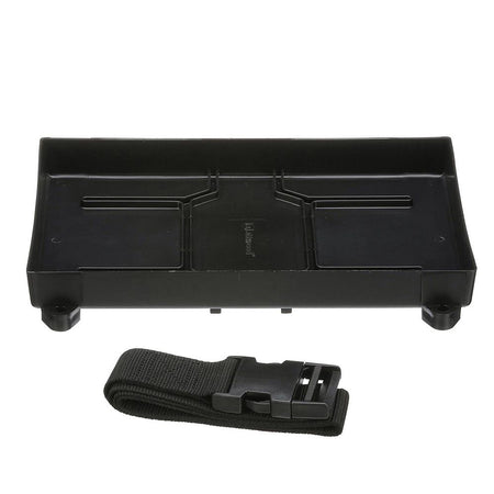 Attwood Marine Battery Tray with Strap, For 24/24M Batteries, Up to 10-1/2 in Tall — Quality Boat Parts
