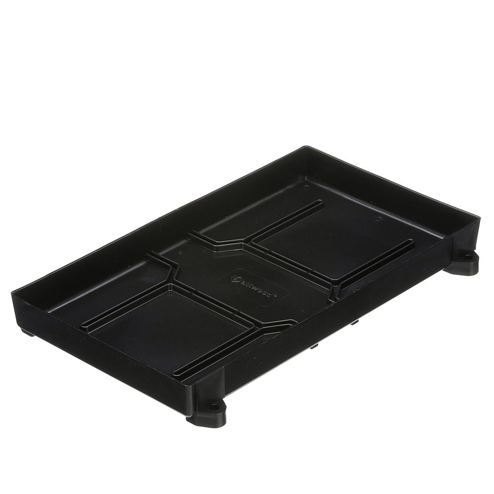 Attwood Marine Battery Tray with Strap, For 27/27M Batteries, 10-1/2 in Max Height, 12-3/8 x 7-1/8 in — Quality Boat Parts