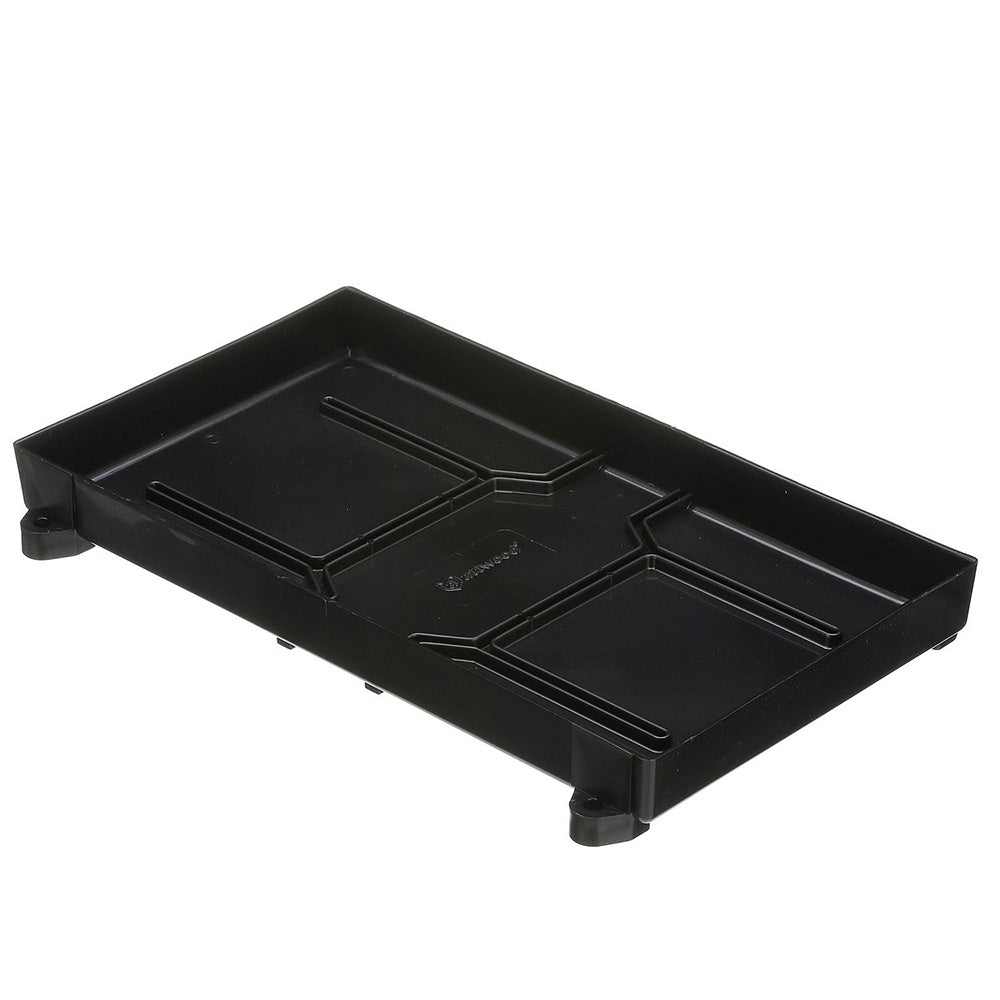 Attwood Marine Battery Tray with Strap, For 27/27M Batteries, 10-1/2 in Max Height, 12-3/8 x 7-1/8 in — Quality Boat Parts