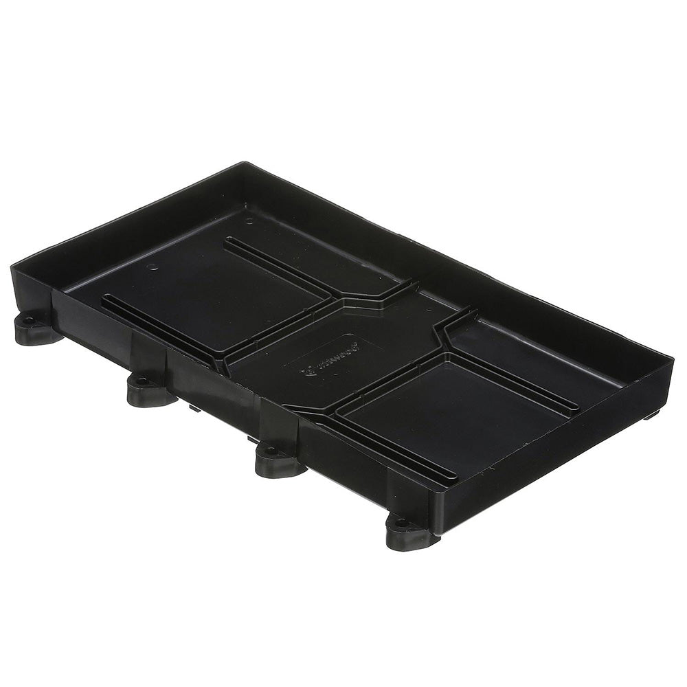 Attwood Marine Battery Tray with Straps, For Group 29/31 Batteries, 12-7/8 in x 7 in, Up to 10-1/2 in Tall — Quality Boat Parts