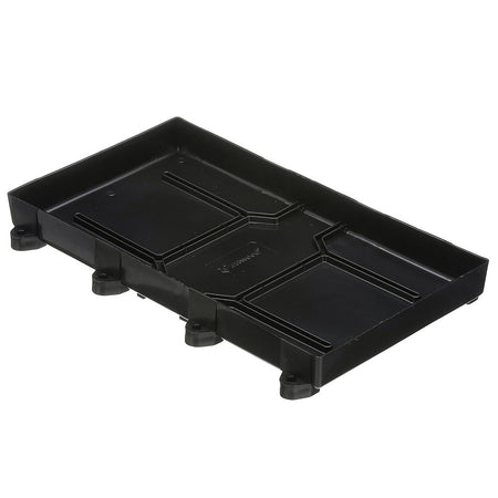 Attwood Marine Battery Tray with Straps, For Group 29/31 Batteries, 12-7/8 in x 7 in, Up to 10-1/2 in Tall — Quality Boat Parts