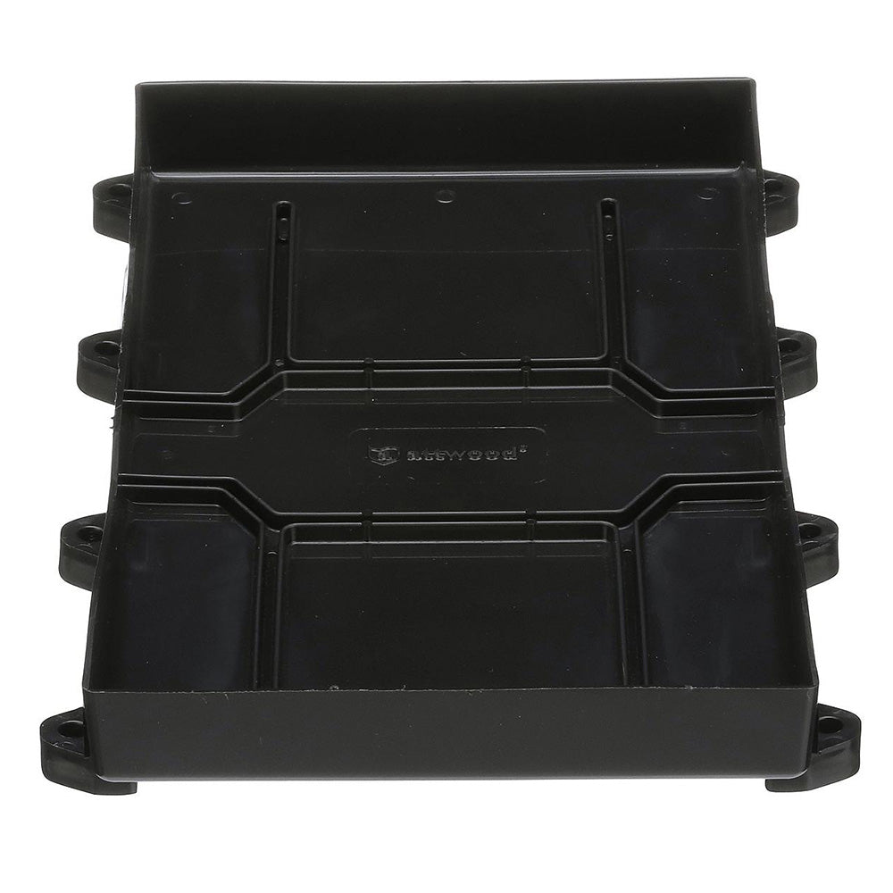 Attwood Marine Battery Tray with Straps, For Group 29/31 Batteries, 12-7/8 in x 7 in, Up to 10-1/2 in Tall — Quality Boat Parts