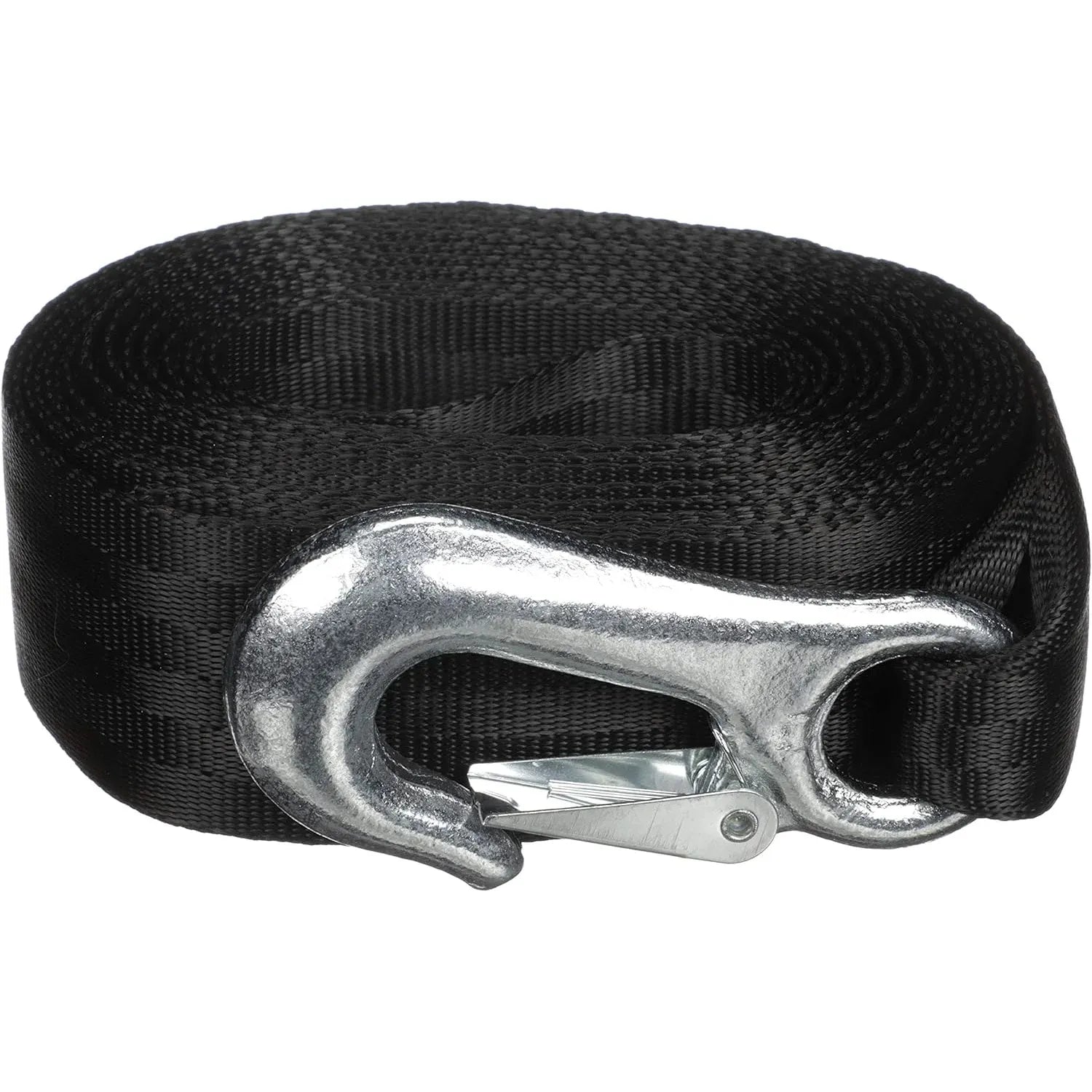 Attwood Marine Trailer Winch Strap, 2 in x 20 ft, 2,000 lb Capacity, Sewn-Loop End, Forged Steel Snap Hook — Quality Boat Parts