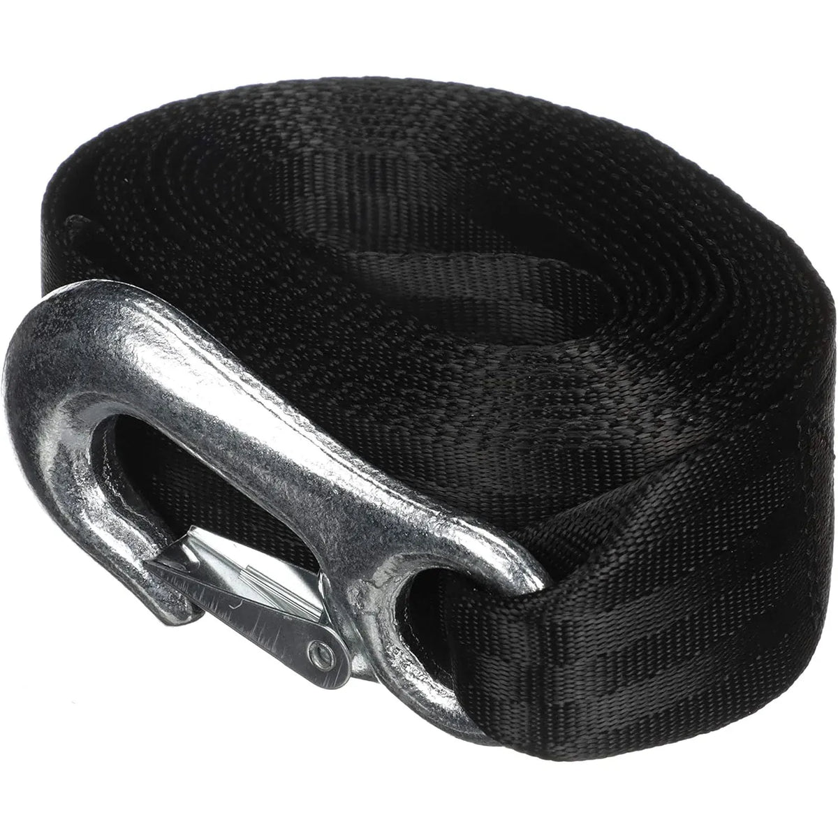 Attwood Marine Trailer Winch Strap, 2 in x 20 ft, 2,000 lb Capacity, Sewn-Loop End, Forged Steel Snap Hook — Quality Boat Parts