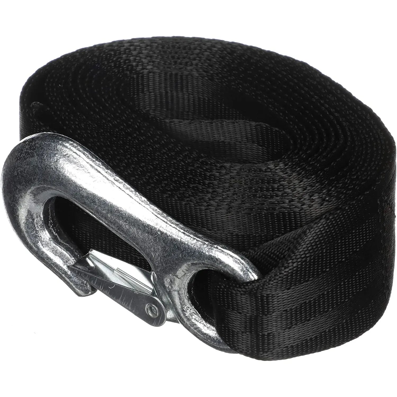Attwood Marine Trailer Winch Strap, 2 in x 20 ft, 2,000 lb Capacity, Sewn-Loop End, Forged Steel Snap Hook — Quality Boat Parts