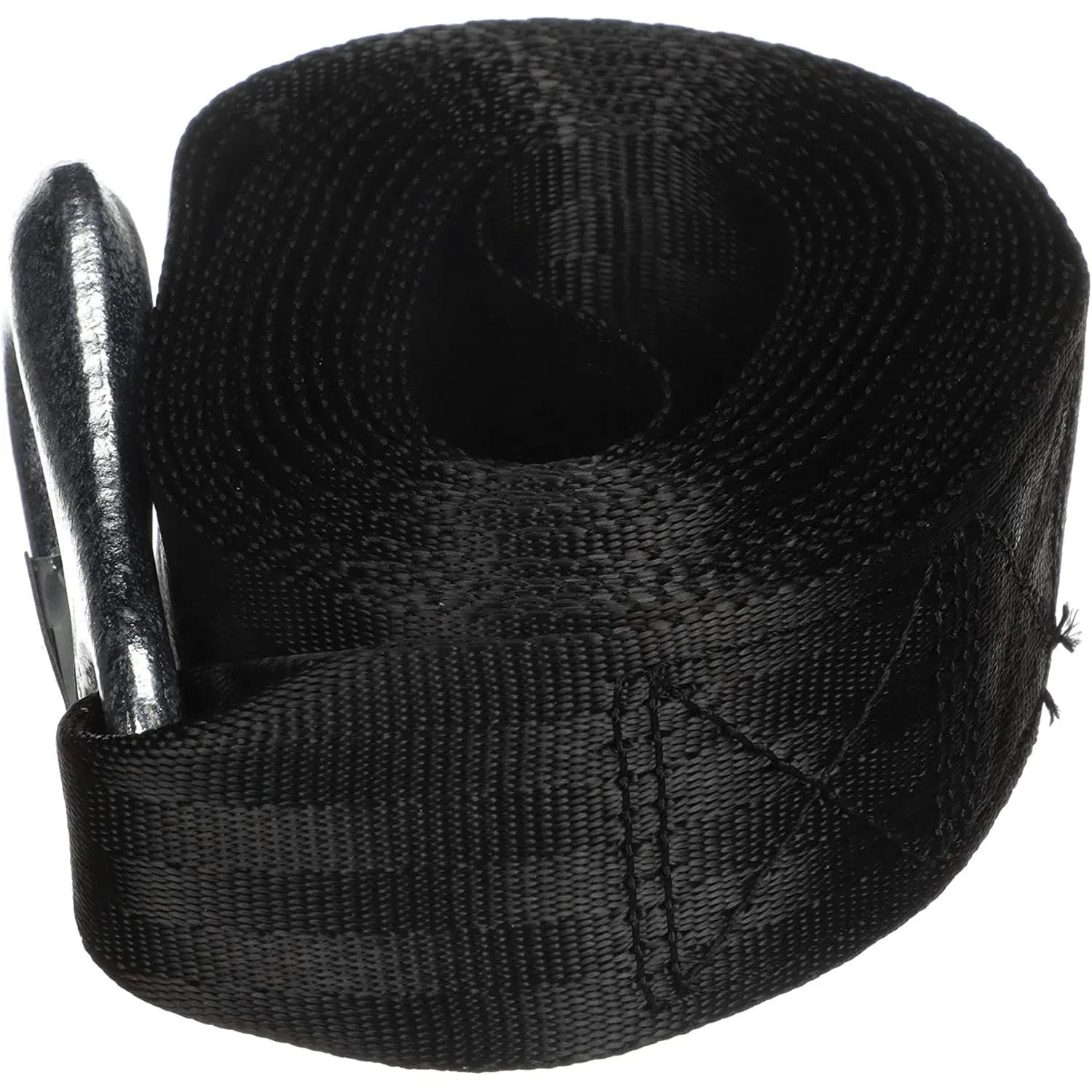 Attwood Marine Trailer Winch Strap, 2 in x 20 ft, 2,000 lb Capacity, Sewn-Loop End, Forged Steel Snap Hook — Quality Boat Parts
