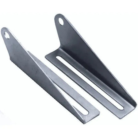 Attwood Marine Trailer Roller Offset Panel Brackets, 8 in, Zinc-Plated Steel, 2pk — Quality Boat Parts