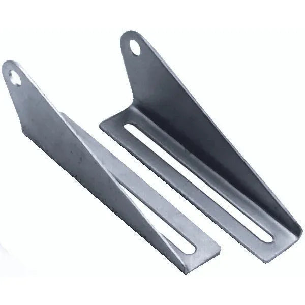 Attwood Marine Trailer Roller Offset Panel Brackets, 8 in, Zinc-Plated Steel, 2pk — Quality Boat Parts