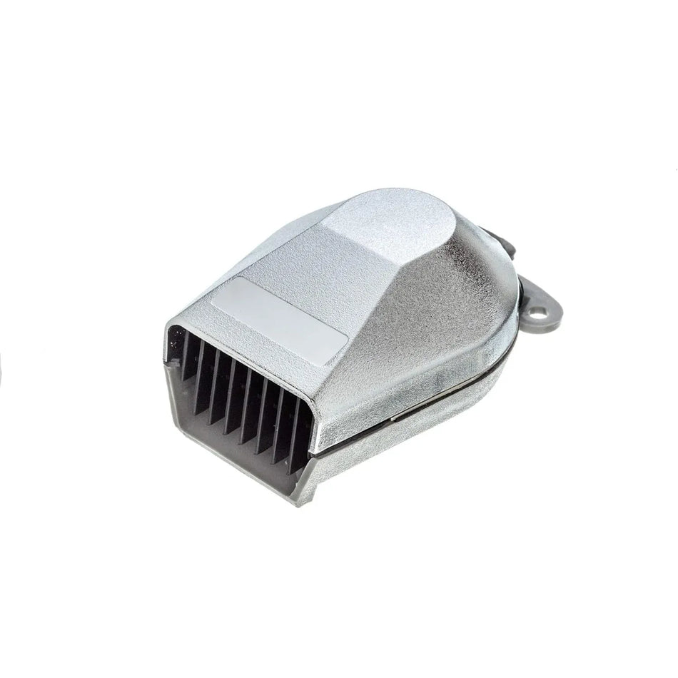 Attwood Marine Low-Profile Compact Horn, 12V, Chrome Plastic — Quality Boat Parts