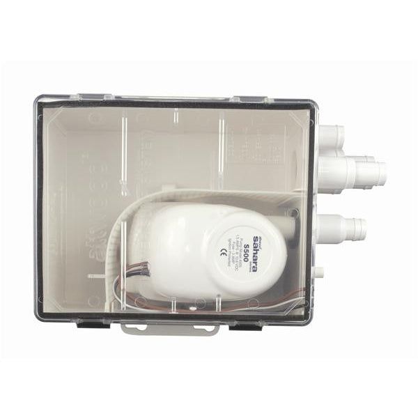 Attwood Marine Sahara-Powered Shower Sump System, 500 GPH, 12V — Quality Boat Parts
