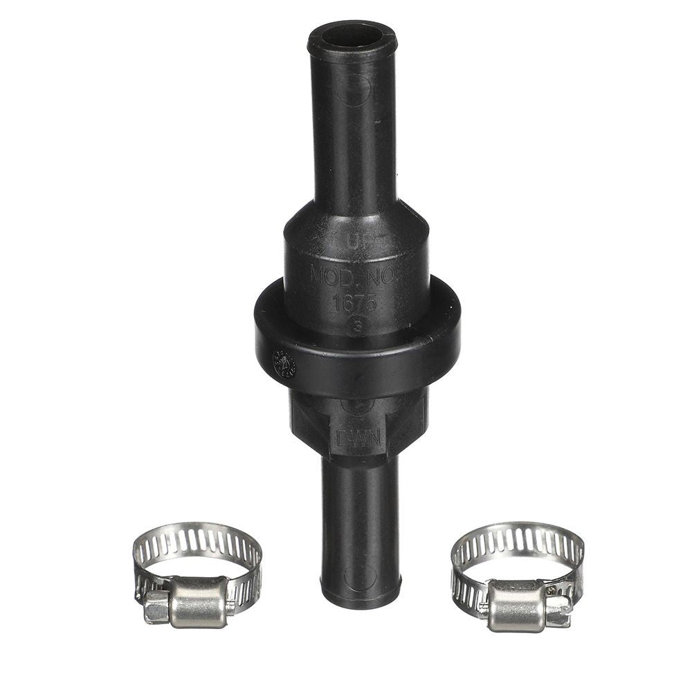 Attwood Marine In-Line Fuel Overflow Protector, 5/8 in Hose, ABYC H-24, Ball-Style Check Valve — Quality Boat Parts