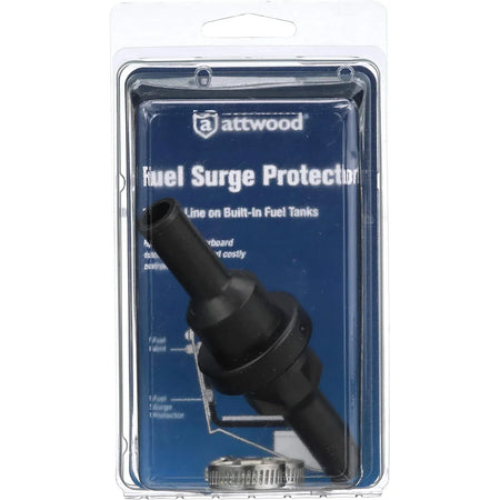 Attwood Marine In-Line Fuel Overflow Protector, 5/8 in Hose, ABYC H-24, Ball-Style Check Valve — Quality Boat Parts