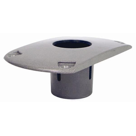 Attwood Marine 238 Series Socket Base, 9 in, Cut Both Sides, Aluminum, 3 in Mounting Hole — Quality Boat Parts